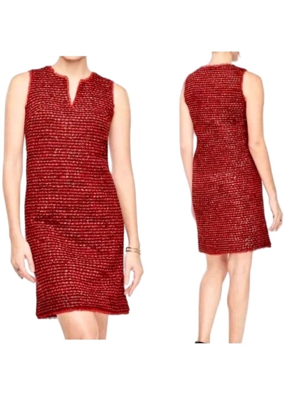 ANN TAYLOR Tweed Fitted Sheath Dress